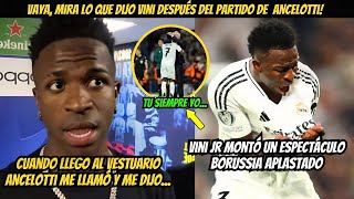 🚨¡SHOCKING Vinicius Junior HUMILIATES Dortmund with HISTORIC HatTrick and Ancelotti REVEALS [upl. by Inesita]