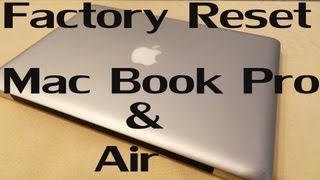 How to  Factory Reset  Hard Reset Your MacBook Pro amp Air Easiest Method [upl. by Ainessey]