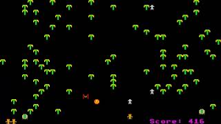 ATARI ST WORM WAR WORMWAR Kirk Saathoff CENTIPEDE MILLIPEDE 20 GREAT PUBLIC DOMAINS GAMES ATARI DISK [upl. by Anthea45]