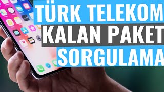 TÜRK TELEKOM KALAN PAKET SORGULAMA  HIZLI ve ÜCRETSİZ [upl. by Mages]