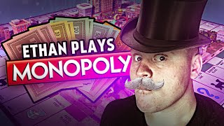 ETHAN PLAYS MONOPOLY  VIKK BROKE THE GAME Part 2 [upl. by Lahcear]