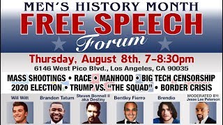 Mens History Month FREE SPEECH FORUM [upl. by Luelle558]