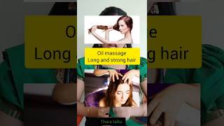 OIL MASSAGE FOR LONG AND STRONG HAIR 💪🏻hairfalltips hairgrowthsecret haircare hairgrowthoil [upl. by Victoir]