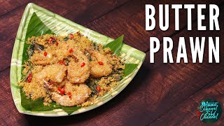 Butter Prawn Recipe In Tamil  Jumbo Prawns  Butter Prawn Fry With Egg Floss  Jumbo Prawns [upl. by Oiluarb]