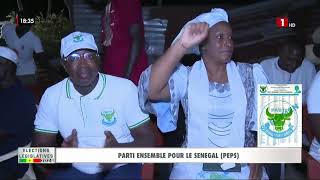 ÉLECTIONS LÉGISLATIVES2024  PARTI ENSEMBLE POUR LE SENEGAL PEPS [upl. by Hernandez]