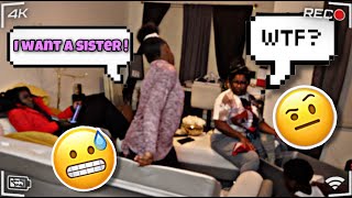 MIKAYLA TOLD MAMADEE SHE WANTS A BABY SISTER😳 FUNNY REACTION [upl. by Ayian236]