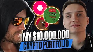 My 10000000 No Bitcoin Crypto Portfolio Neo Tokyo Alex Becker In the Game picks VPP POLKER [upl. by Scurlock487]