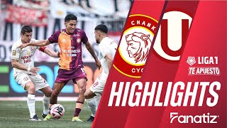 Los Chankas 00 Universitario  Highlights  Liga1TeApuesto2024 [upl. by Middlesworth908]