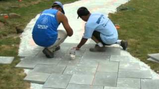 Naturescape Bluestone Walkway in Abington MA [upl. by Aikam]