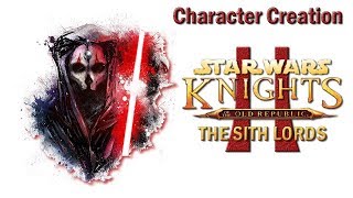 Lets Play Star Wars Knights of the Old Republic 2  Character Creation  Part 0 [upl. by Eednam]