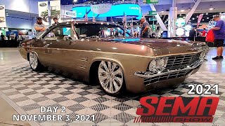 SEMA show 2021 Highlights  Amazing Trucks And Cars  Las Vegas Day 2 [upl. by Robson]