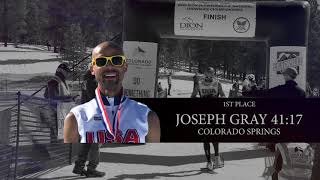 Joseph Gray Wins US National Snowshoe Championships [upl. by Gasperoni]