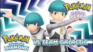 Pokémon Brilliant Diamond amp Shining Pearl  Team Galactic Battle Music HQ [upl. by Hna]