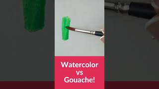 Watercolor vs Gouache Whats the difference [upl. by Jehiah]