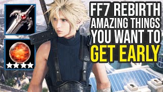 Final Fantasy 7 Rebirth Tips And Tricks  Amazing Things You Want To Get Early FF7 Rebirth Tips [upl. by Aihsinat]