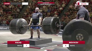 Axle Deadlift RECORD at Europes Strongest Man 2021 [upl. by Nicky]