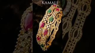 All Time Favorite Bangles  CzRuby and Emerald Stone  Artificial Gold  KAMALI 9944116790 [upl. by Otrebilif]