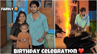 Patidev Birthday Celebration 😍🎂 Sehwagriddhivlog [upl. by Yusem]