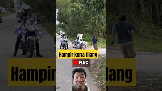 Sepeda motor hampir kena tilang polisi masukberanda [upl. by Macy891]