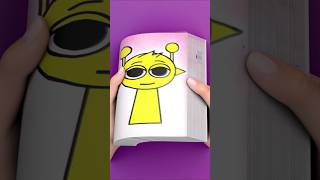 Sprunki Incredibox Phase 4  Creativity Flipbook Creativity Flipbook shorts sprunki incredibox [upl. by Verger]