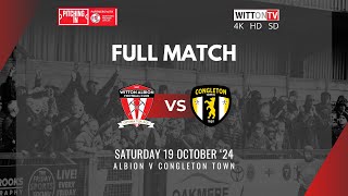 Full Match v Congleton Town 19 Oct 24 [upl. by Franni]