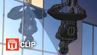 The Spectacular SpiderMan 2008  Black Suit SpiderMan Scene S1E10 [upl. by Lulu]