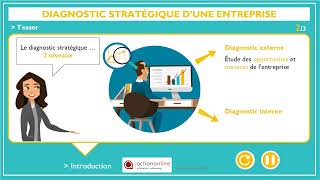 P34  Diagnostic stratégique d’une entreprise Teaser [upl. by Hairahs]