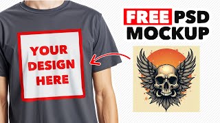 FREE TShirt Mockup  PSD Smart Object [upl. by Etti996]