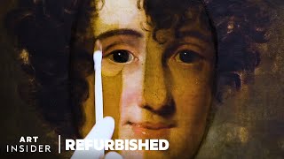 How Old Paintings Are Professionally Restored  Refurbished  Art Insider [upl. by Laehcar85]