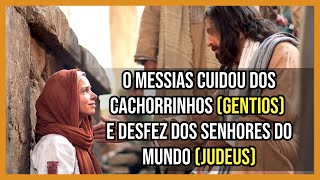 O MESSIAS CUIDOU DOS CACHORRINHOS GENTIOS E DESFEZ DOS SENHORES DO MUNDO JUDEUS  ÉDY [upl. by Pessa]