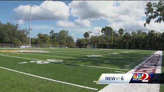 BethuneCookman University unveils firstever oncampus football practice field [upl. by Naid]