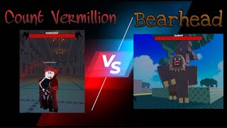 Count Vermillion VS Bearhead Bear Bearer Staff  Shadovia [upl. by Hudnut]