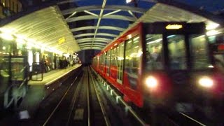 Docklands Light Railway time lapse from Lewisham to Bank [upl. by Enak]