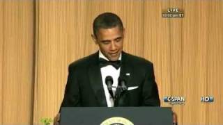 President Obama Slams Donald Trump At Correspondents Dinner [upl. by Tolmann]