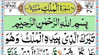 067 Surah Mulk Full Surah Mulk Recitation with HD Arabic Text Surah Mulk Pani Patti Voice AlQuran [upl. by Opportuna885]