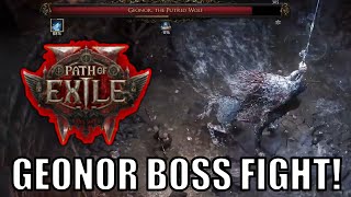 Count Geonor Boss Fight Path of Exile 2 Cold Monk PoE Act 1 Gameplay Build Guide Tips [upl. by Adamina]