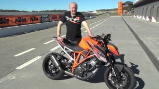 KTM 1290 Super Duke R ready for trackdays deutsch [upl. by Niuqaoj]