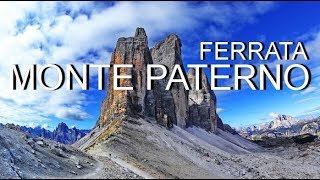 Monte PaternoPaternkofel  FerrataKlettersteig De LucaInnerkofler solo [upl. by Nylrats]