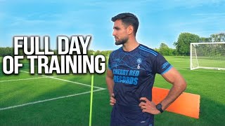 FULL DAY IN THE LIFE OF A PROFESSIONAL FOOTBALLER [upl. by Lombardy112]