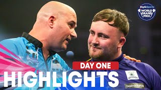 BIG NAMES FALLING  Day One Highlights  2024 BoyleSports World Grand Prix [upl. by Jeane690]