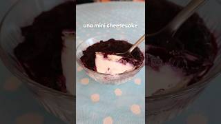 Mini CHEESECAKE en 3 MINUTOS✨ cheesecake saludable [upl. by Elbon]