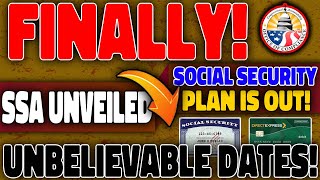 Finally New Social Security Plan Unveiled – Unbelievable Details for SSA SSI amp SSDI in 2024–2025 [upl. by Ursuline172]