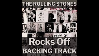 The Rolling Stones  Rocks Off Guitar Backing Track [upl. by Aiva769]