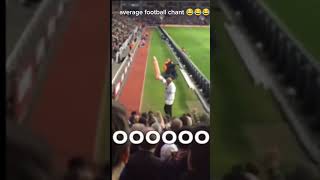 Average football chant 😂😂😂 football chants trending memes [upl. by Isyed47]