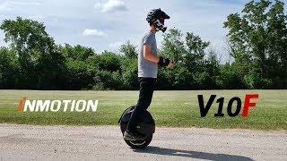 Inmotion V10F Electric Unicycle First 100 Miles  POV Riding Impressions [upl. by Ringo78]