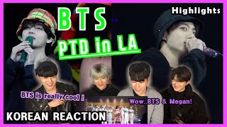 Korean React To BTS  PTD LA Concert Live 🔥🔊 [upl. by Mairb219]