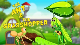 The Ant and The Grasshopper  Stories for Kids  Popular Kids Story [upl. by Hanahs956]