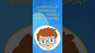 👓 MIOPÍA VS HIPERMETROPÍA DIFERENCIAS [upl. by Wendi]