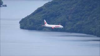 Boeing 737 Max 8 Pesawat Lion Air Landing di Bandara Sentani Kota Jayapura Papua [upl. by Ojyma92]