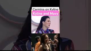 Carmina to Kyline Mavycelebrityviralshorttrendingshortsmothershorts [upl. by Ario]